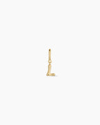 Ryder Alphabet Charm || option::18K Gold Plated, L