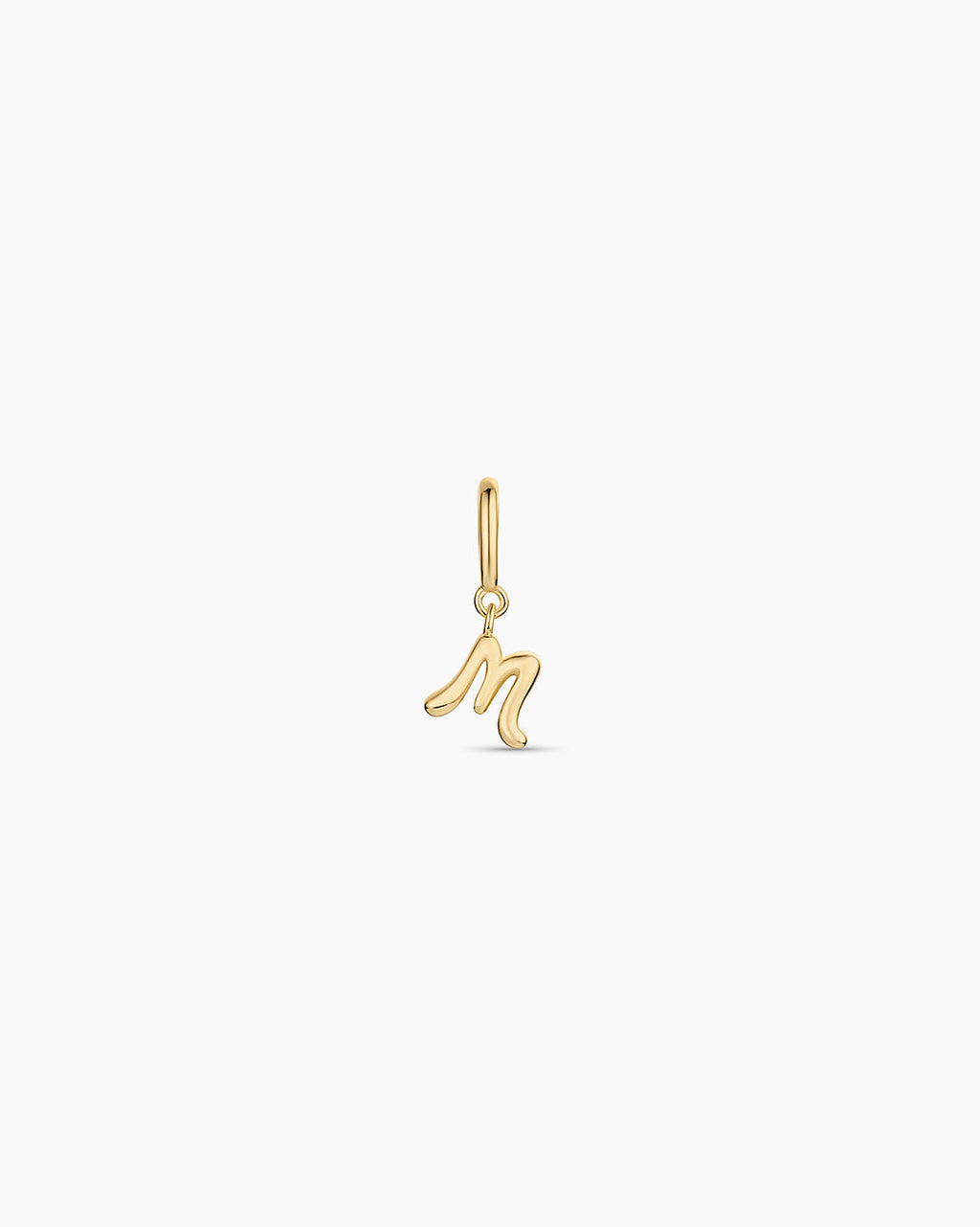 Ryder Alphabet Charm || option::18K Gold Plated, M