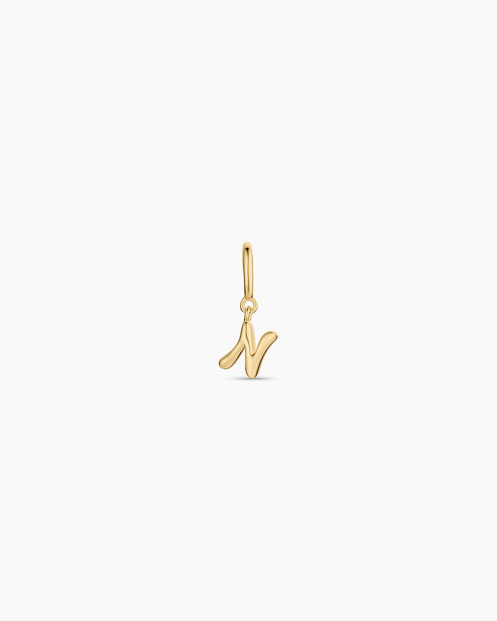 Ryder Alphabet Charm || option::18K Gold Plated, N