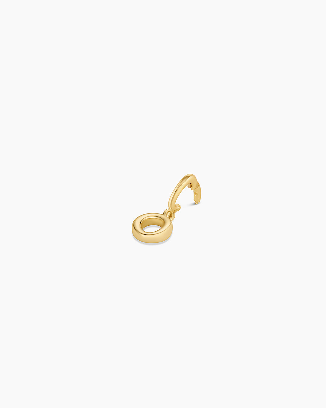 Ryder Alphabet Charm || option::18K Gold Plated, O