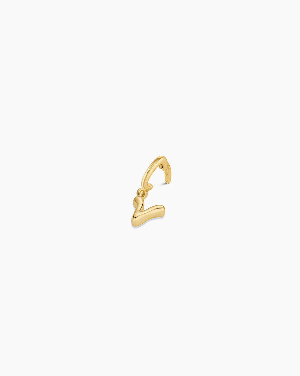 Ryder Alphabet Charm || option::18K Gold Plated, V