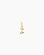 Ryder Alphabet Charm || option::18K Gold Plated, Z