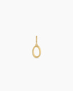 Scout Number Charm || option::18K Gold Plated, 0