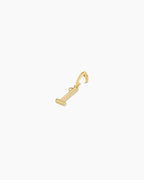 Scout Number Charm || option::18K Gold Plated, 1