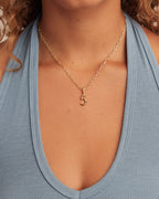 Scout Number Charm || option::18K Gold Plated, 5