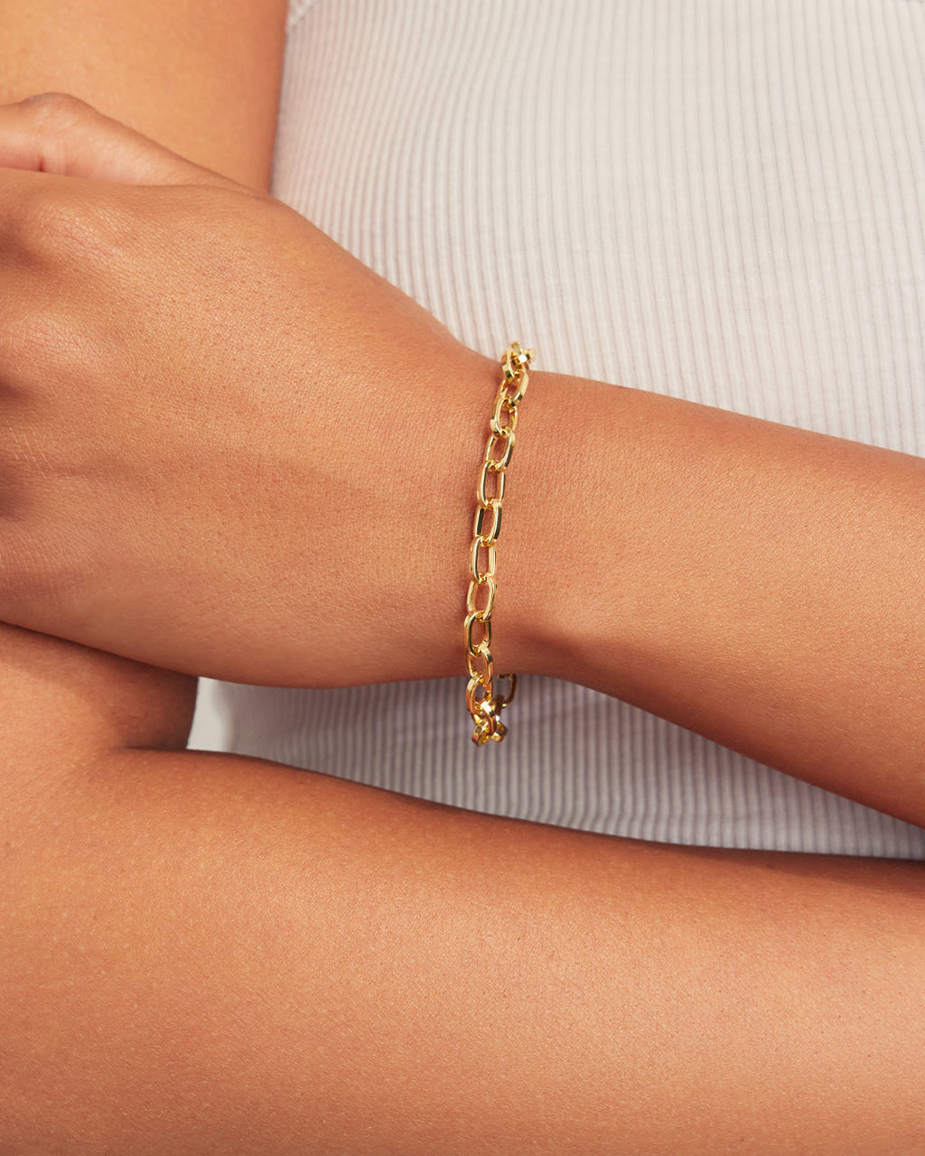 Ryder Bracelet || option::18K Gold Plated