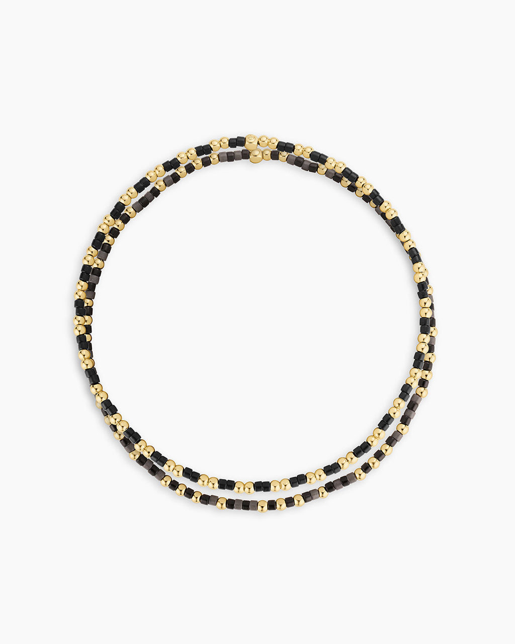 Scout Beaded Bracelet || option::18K Gold Plated, Black
