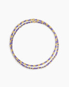 Scout Beaded Bracelet || option::18K Gold Plated, Purple