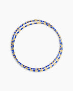 Scout Beaded Bracelet || option::18K Gold Plated, Royal Blue