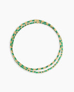 Scout Beaded Bracelet || option::18K Gold Plated, Green