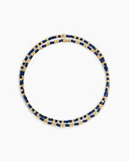 Scout Beaded Bracelet || option::18K Gold Plated, Navy