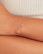14k Gold Crew Alphabet Bracelet || option::14K Solid Gold, Z