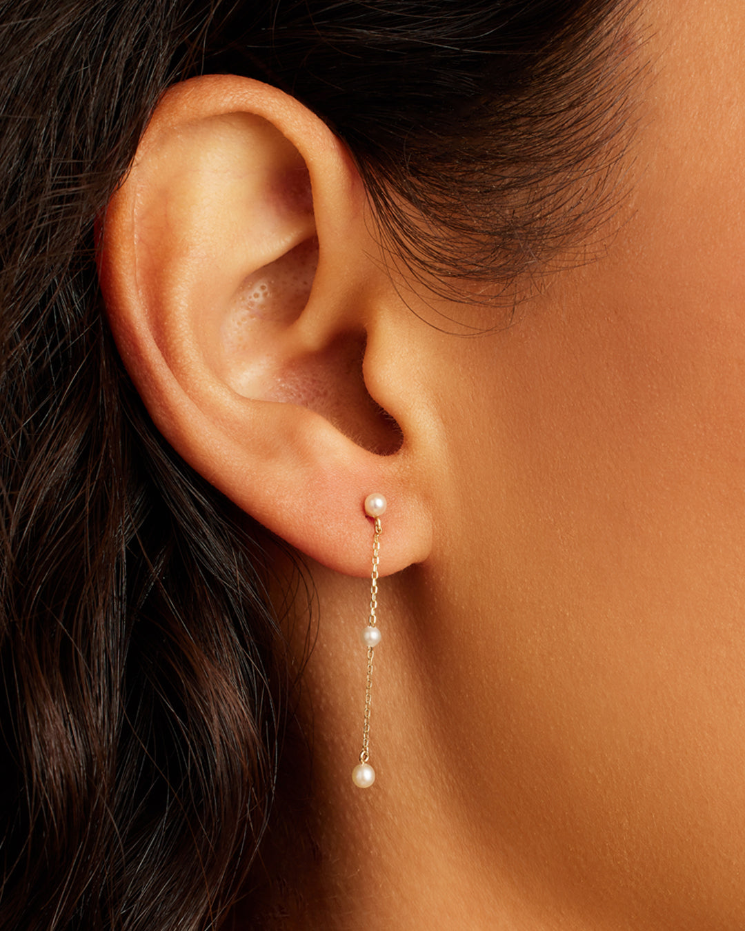 NewportPearl Earrings || option::14K Solid Gold