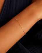 Citrine Newport Bracelet || option::14K Solid Gold, Citrine - November
