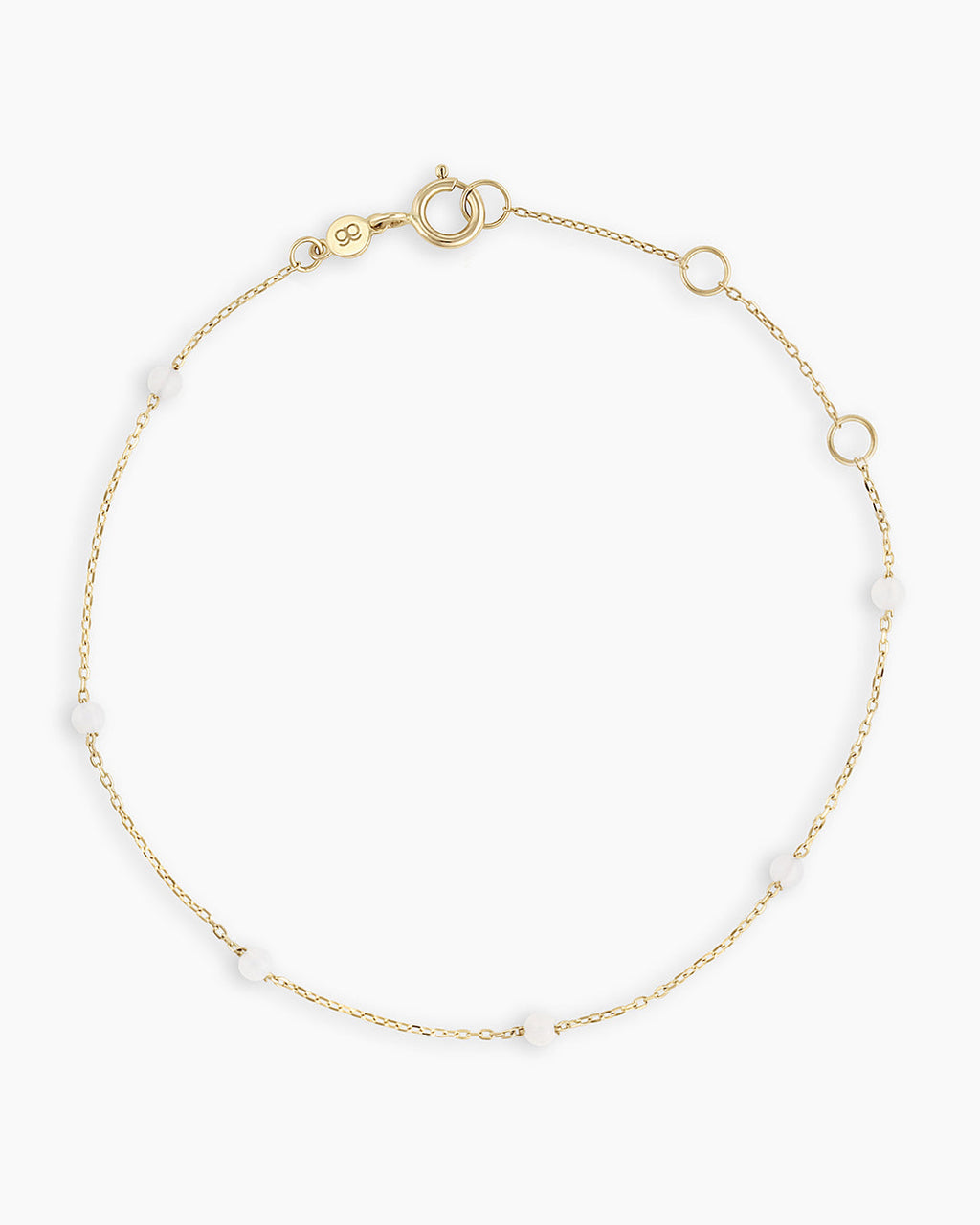 Opal Newport Bracelet || option::14K Solid Gold, Opal - October