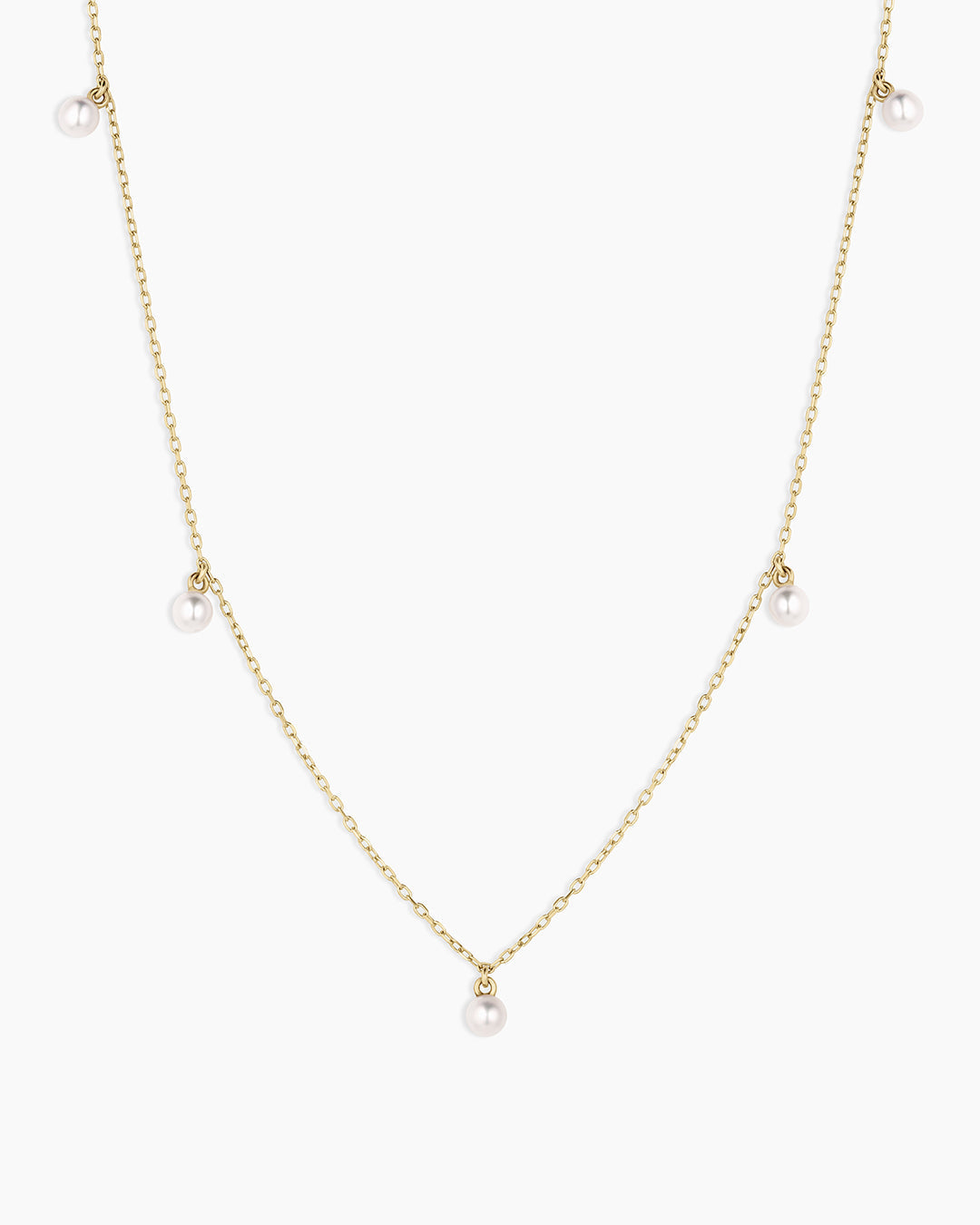 Pearl Flutter Necklace || option::14K Solid Gold