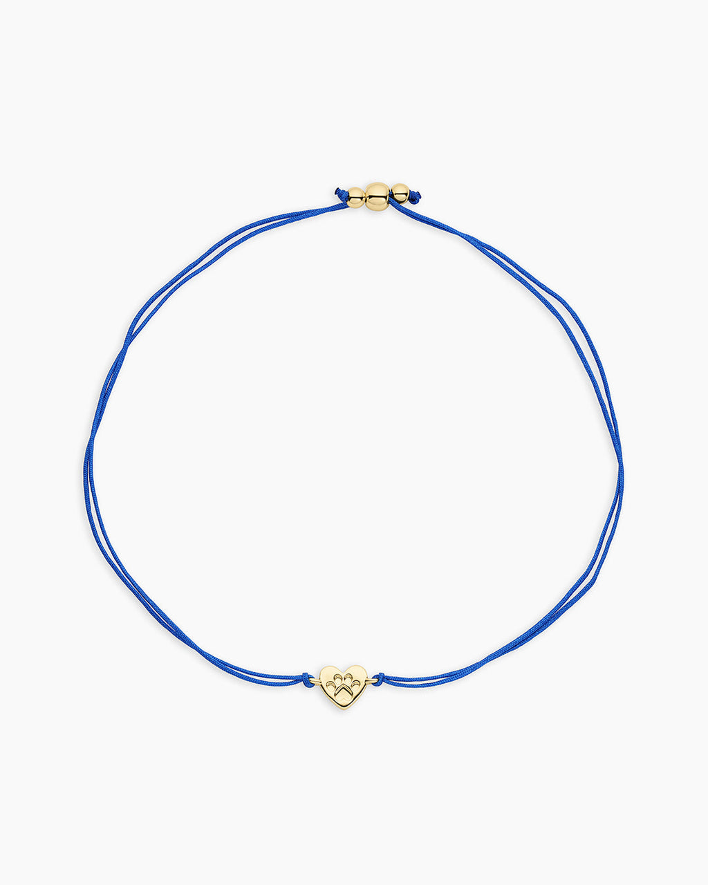 Single Paw Heart Bracelet || option::18K Gold Plated