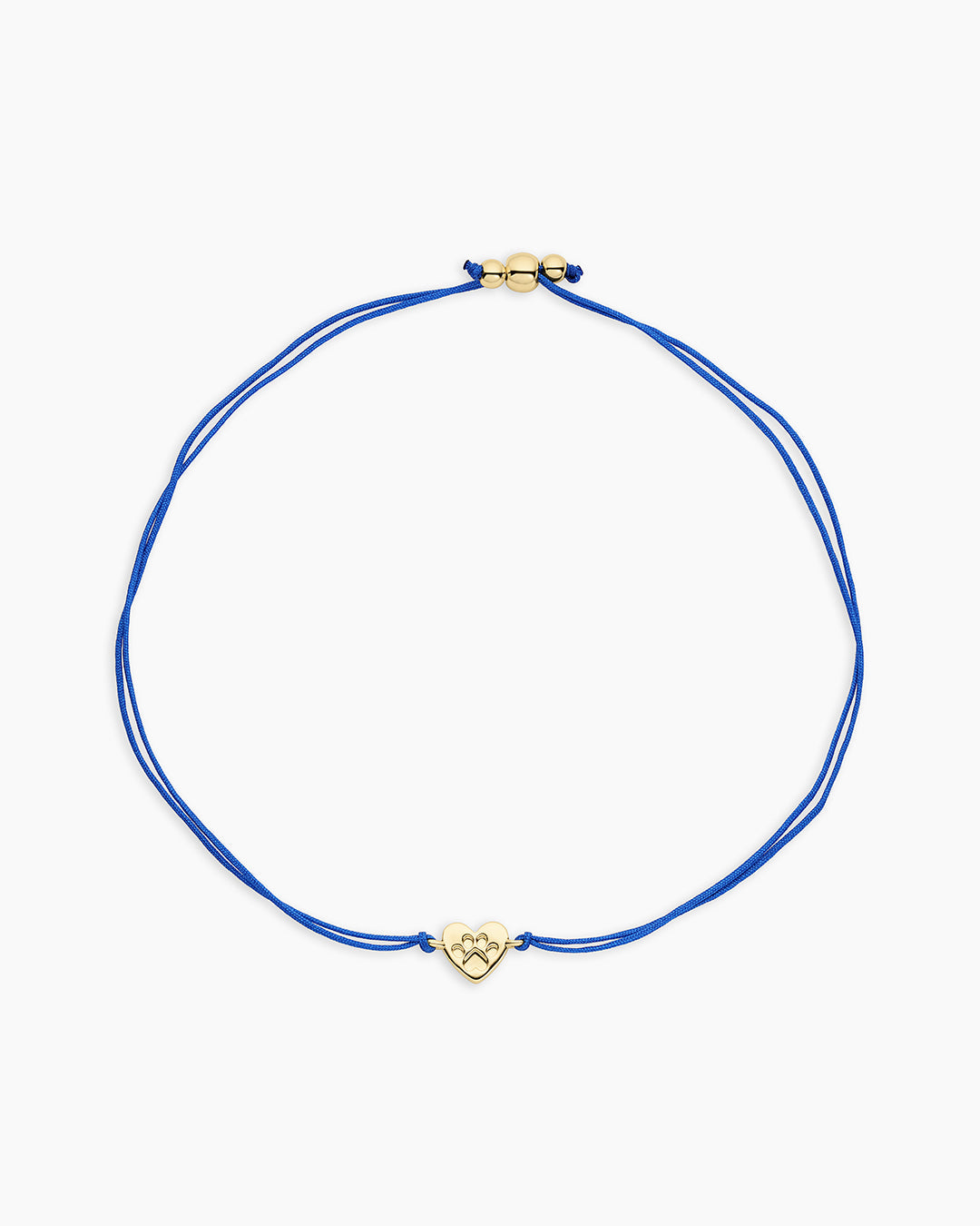 Single Paw Heart Bracelet || option::18K Gold Plated