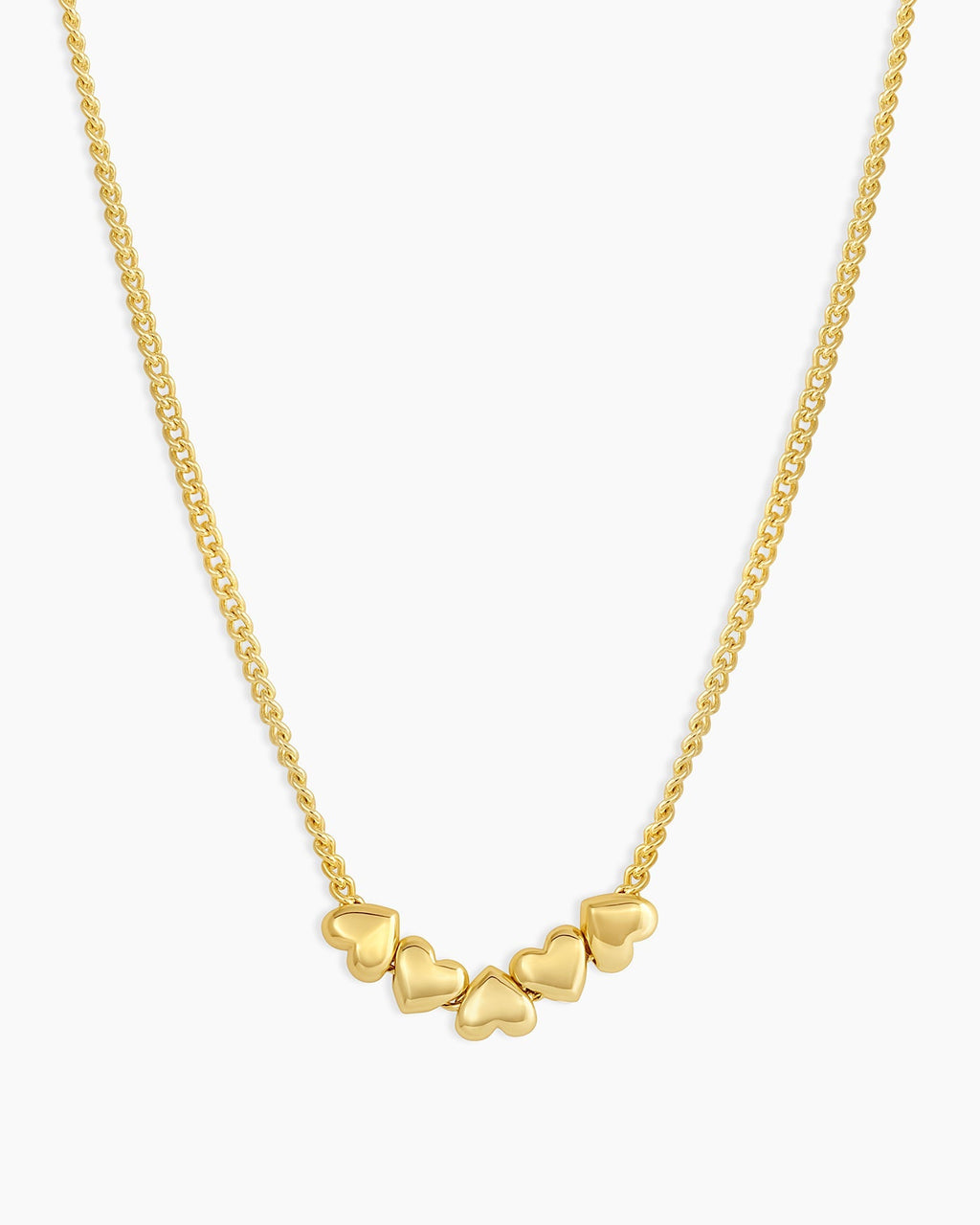 Lou Heart Necklace || option::18K Gold Plated