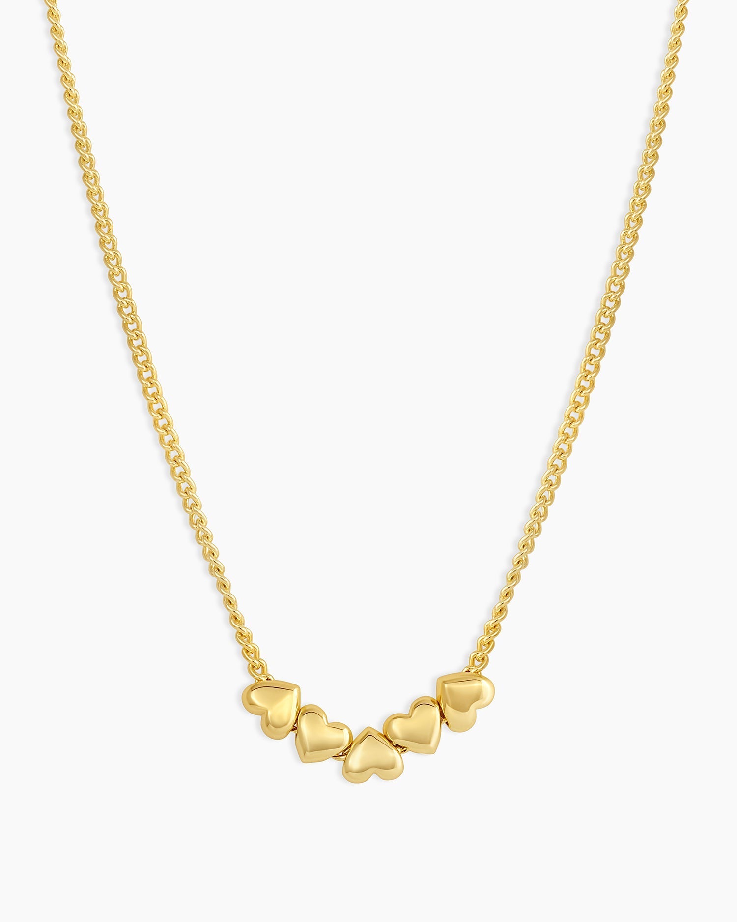 Lou Heart Necklace || option::18K Gold Plated