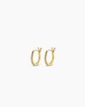 Shimmer Huggies || option::18K Gold Plated