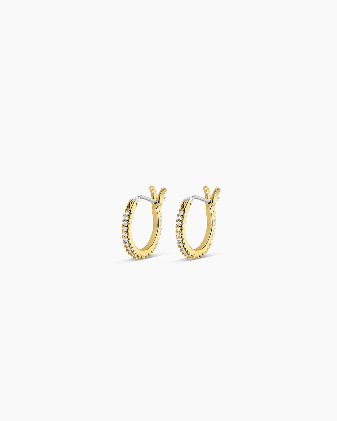 Shimmer Huggies || option::18K Gold Plated