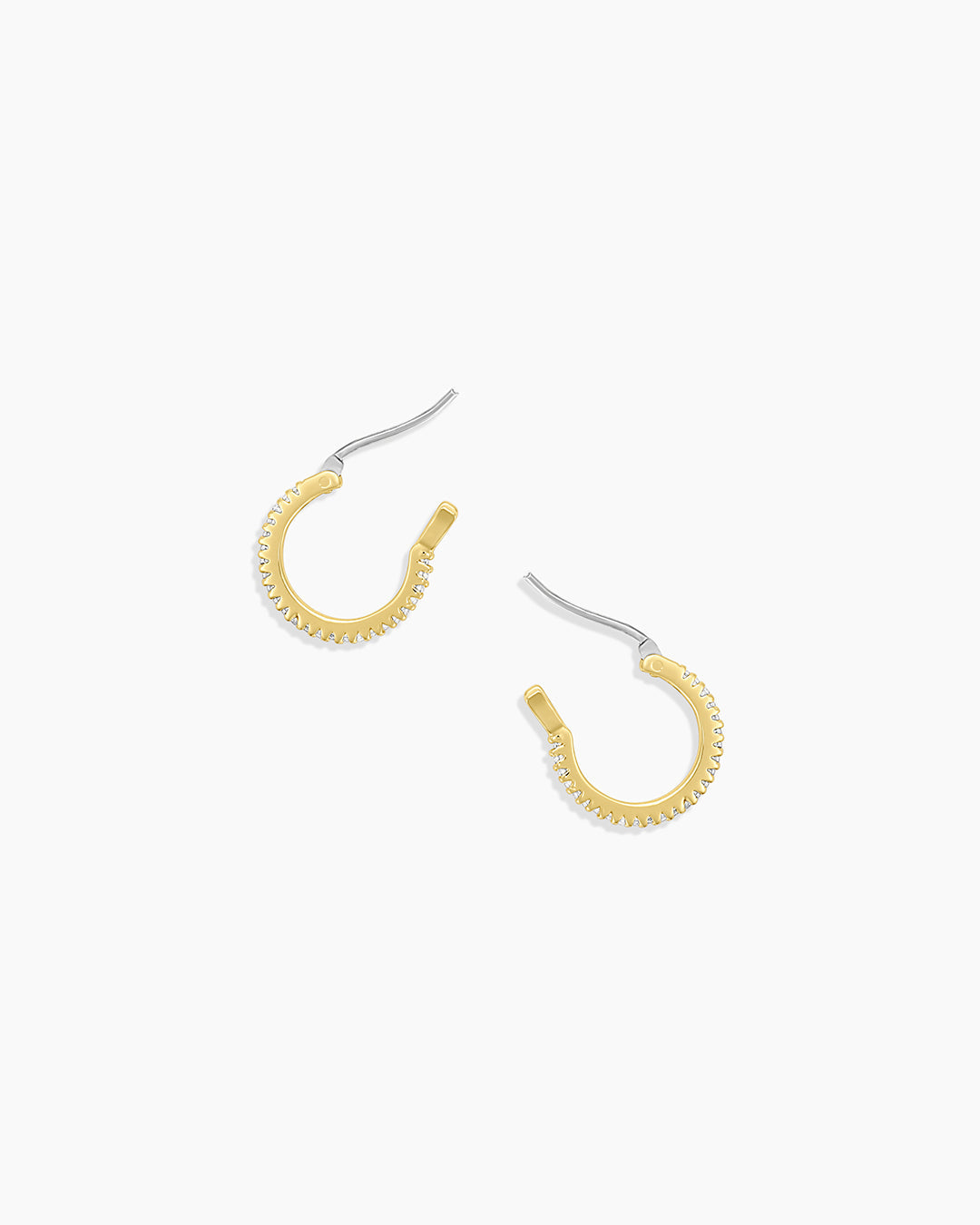 Shimmer Huggies || option::18K Gold Plated