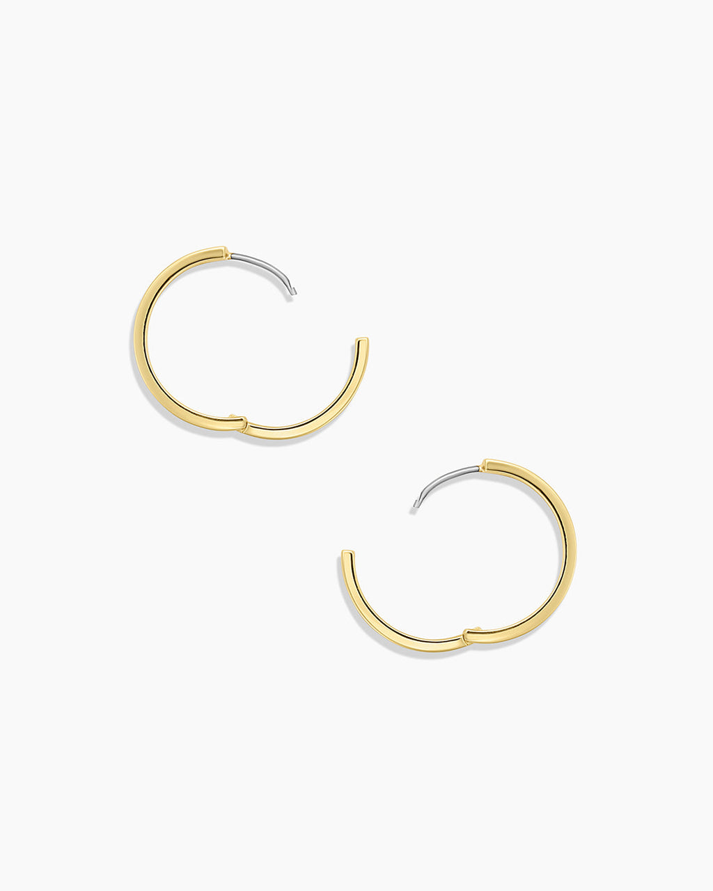 Rose Hoops Chunky hoops || option::18K Gold Plated