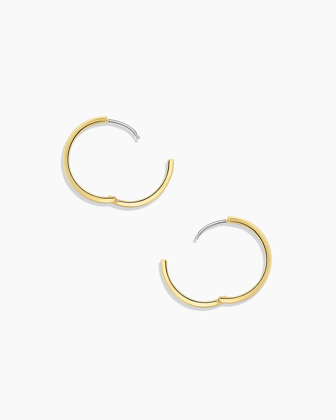 Rose Hoops Chunky hoops || option::18K Gold Plated