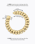 Charlie Bracelet || option::18K Gold Plated