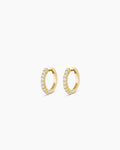 Diamond Huggies || option::14K Solid Gold