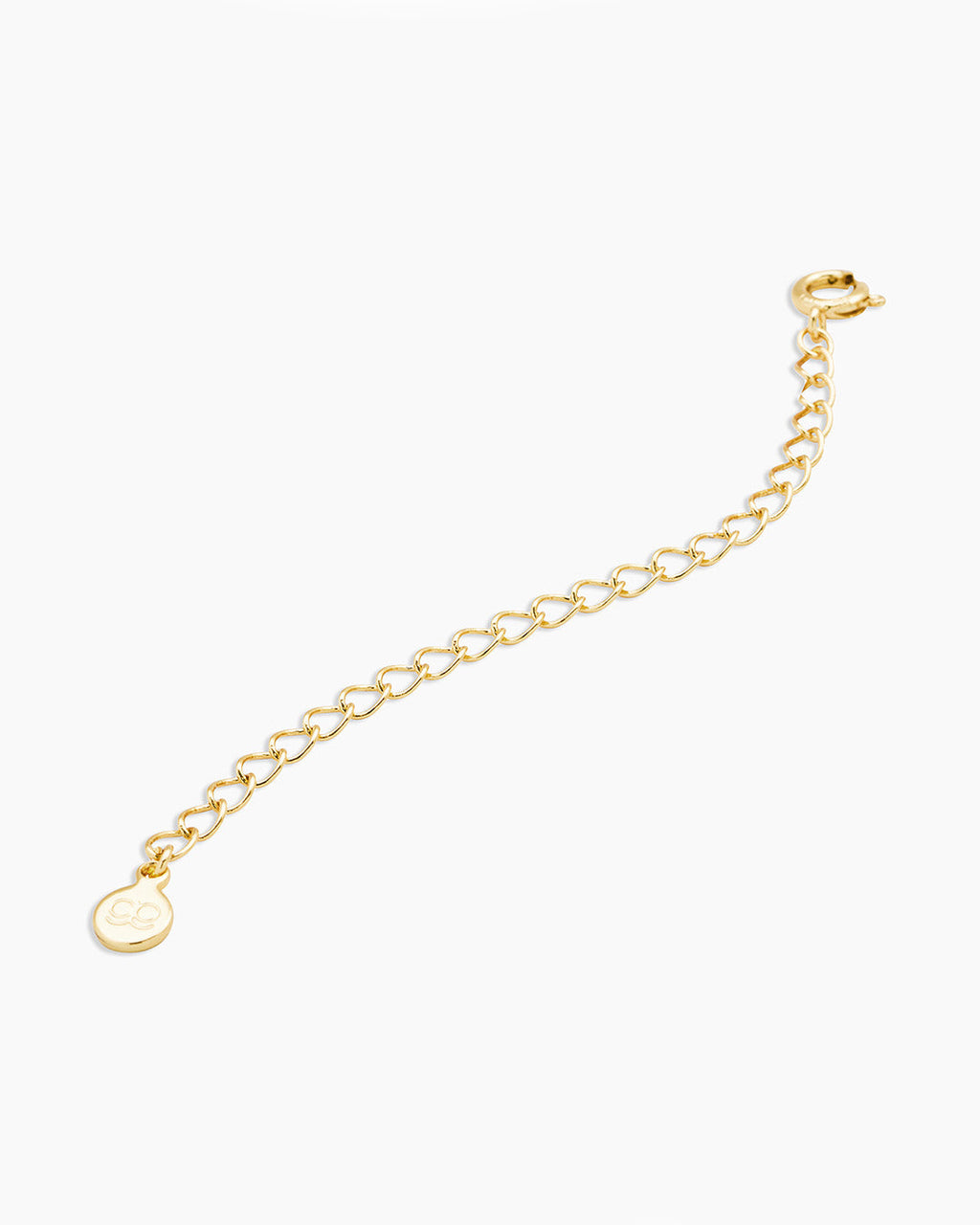 3"18K Gold Plated Necklace Extender || option::18K Gold Plated