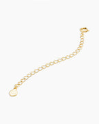 3"18K Gold Plated Necklace Extender || option::18K Gold Plated