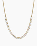 Diamond Melbourne Statement Row Necklace || option::14K Solid Gold
