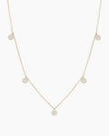 Diamond Pavé Flutter NecklaceDiamond Necklace || option::14K Solid Gold