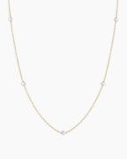 Pearl Newport Necklace || option::14K Solid Gold