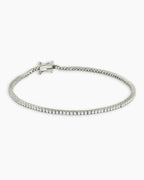 MelbourneDiamond Tennis Bracelet || option::14K Solid White Gold