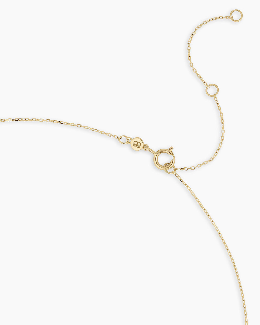 Classic Diamond Pear Necklace || option::14K Solid Gold