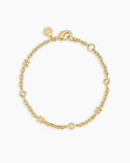 XOXO Bracelet || option::18K Gold Plated