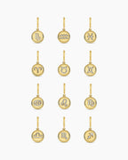 18K gold plated zodiac charms