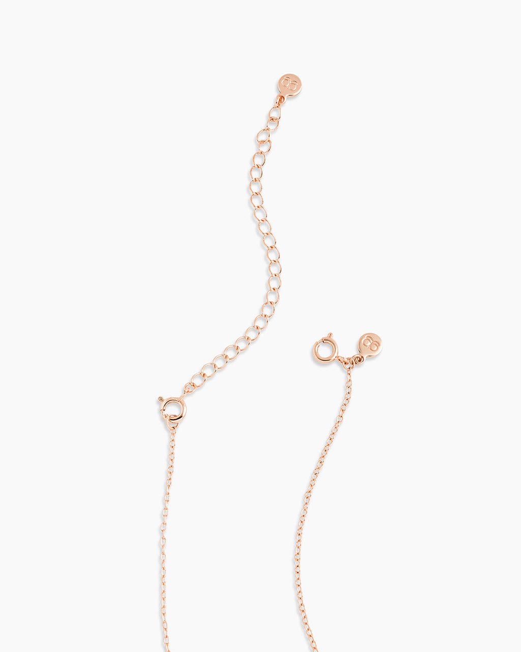 Rose 3" Necklace Extender set of 3 || option::Rose Gold Plated