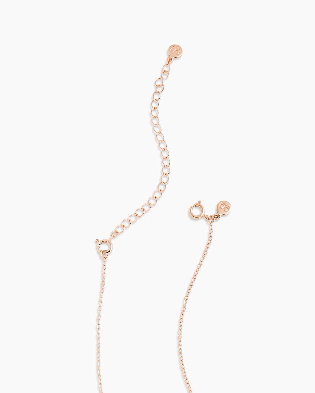 Rose 3" Necklace Extender set of 3 || option::Rose Gold Plated