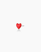Amour Charm Stud || option::18K Gold Plated