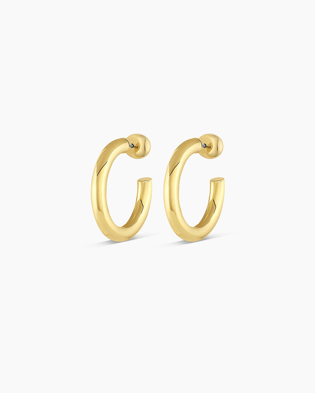 Carter Small Hoops || option::18K Gold Plated
