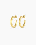 Carter Small Hoops || option::18K Gold Plated