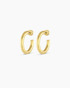 Carter Small Hoops || option::18K Gold Plated