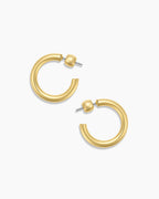 Carter Small Hoops || option::18K Gold Plated