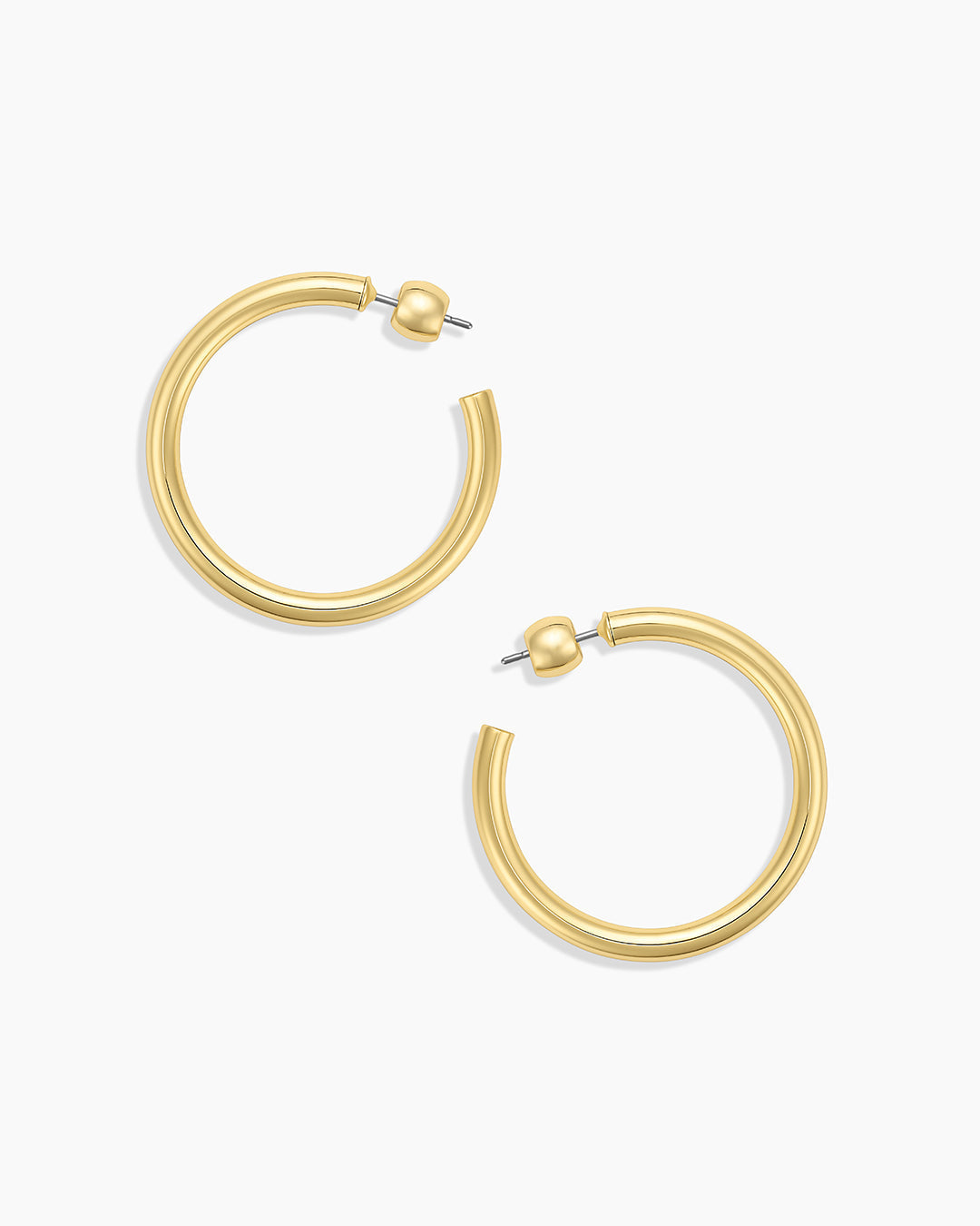 Carter Hoops || option::18K Gold Plated