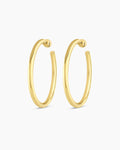 Carter Statement Hoops || option::18K Gold Plated