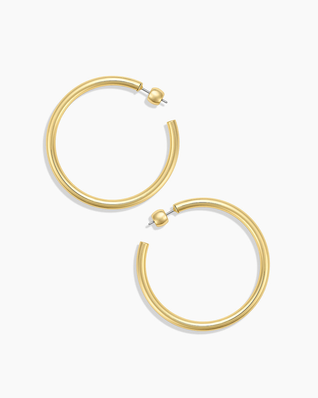 Carter Statement Hoops || option::18K Gold Plated
